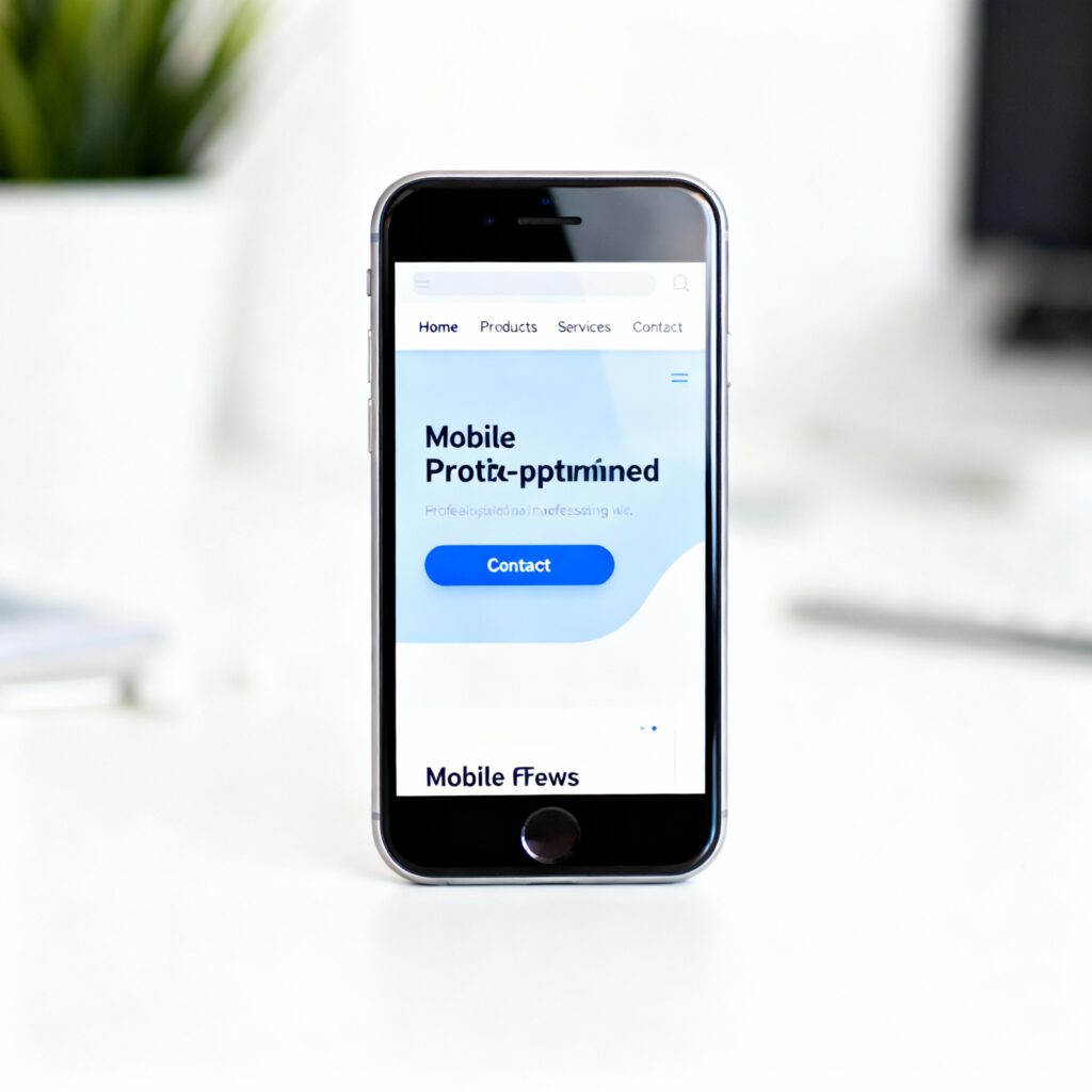 Site optimisé sur mobile