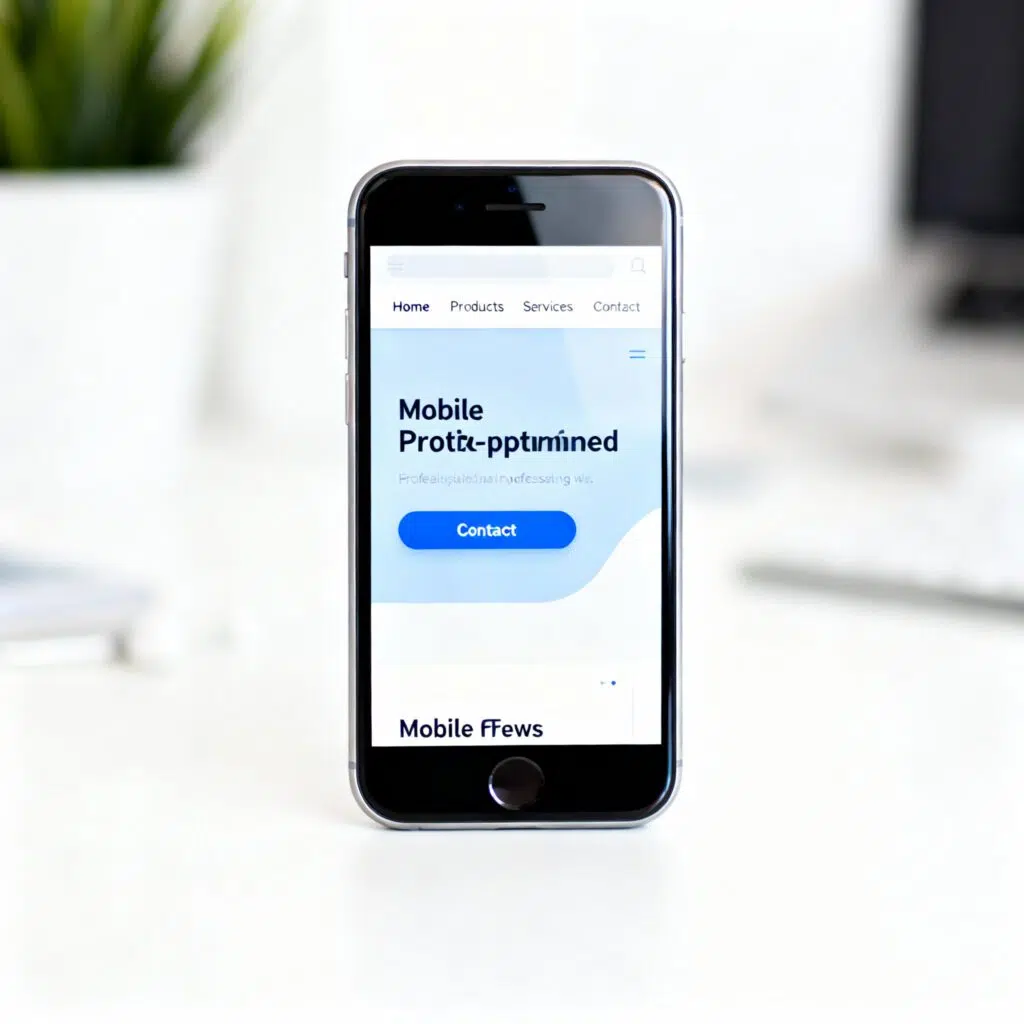 Site optimisé sur mobile